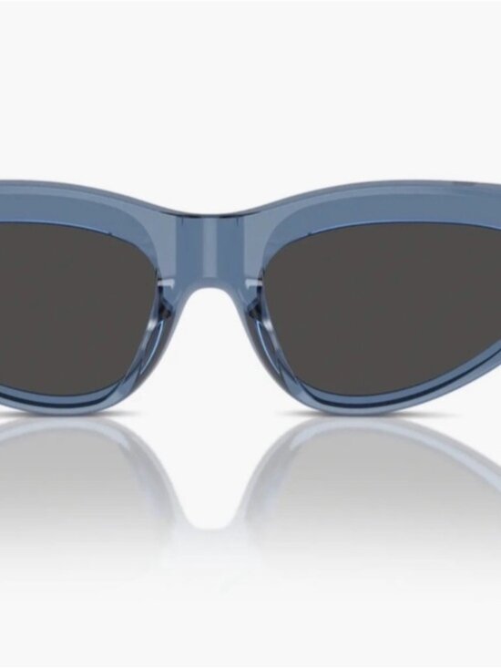 Burberry Light Blue Transparent Cat-Eye Sunglasses